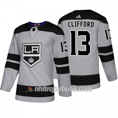 Män Ishockey Los Angeles Kings tröja Kyle Clifford 13 Alternate Adidas 2018-19 Authentic